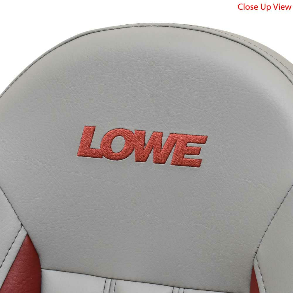 Folding Fishing Seat Gray Red Black 18 x 20 x 24 Inch Z832328