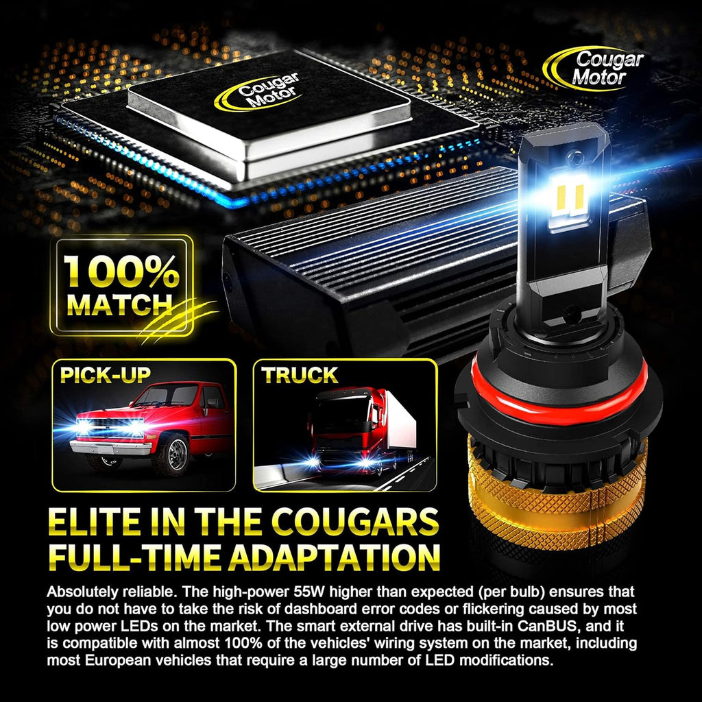 9007 LED Bulb HB5 6500K Cool White Conversion Kit P603159