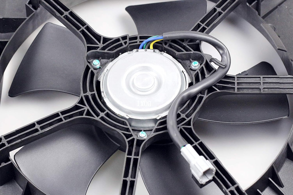 Dual Radiator A/C Condenser Cooling Fan Motor Assembly D56944