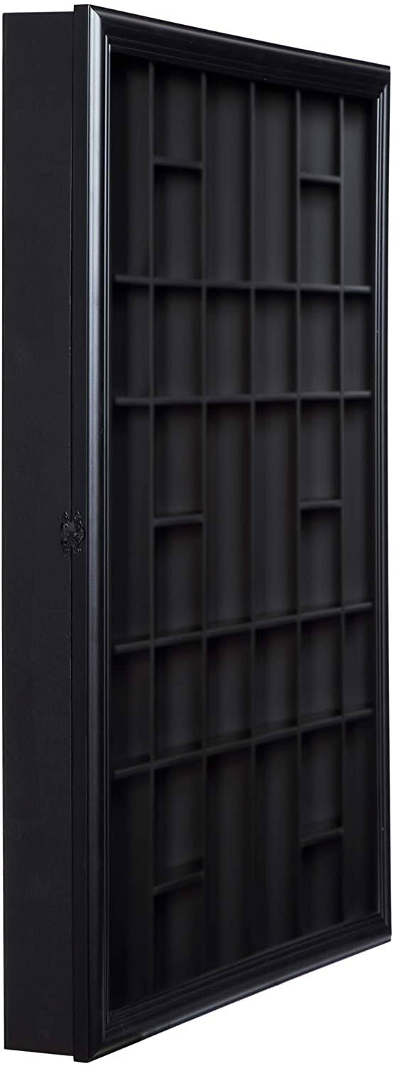 Black Shot Glass Display Case Y327799