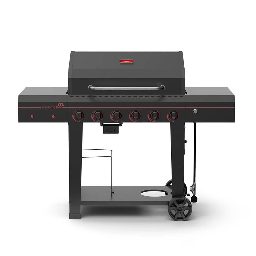 6-Burner Gas Grill with Built In Thermometer S62859