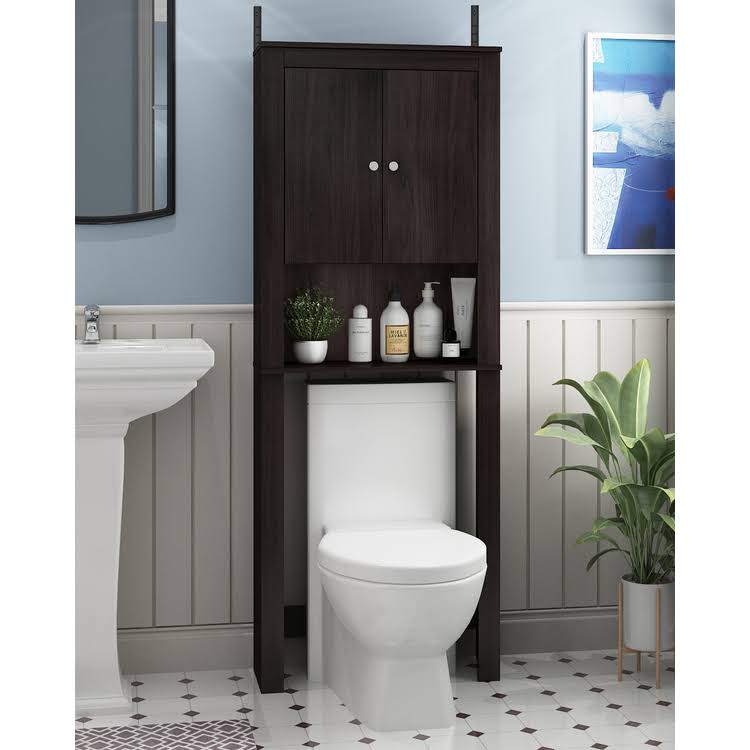 Espresso Double Door Bath Cabinet C3141