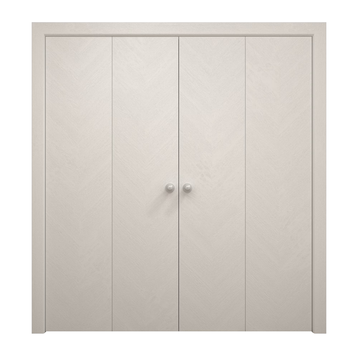 Sliding Closet Double Bi-fold Doors 72 x 80 inches Wood Solid L641815
