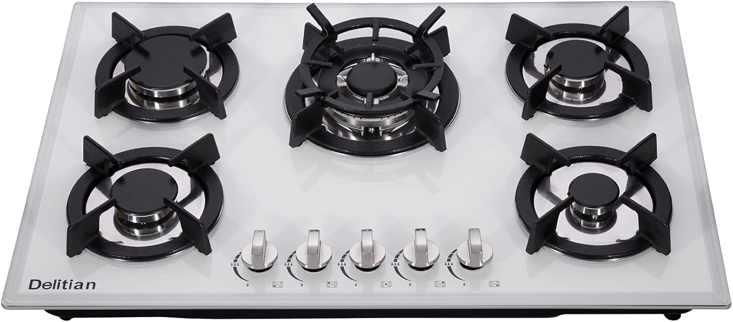 30 Inch 5 Burners Stainless Steel Gas Cooktop E749091