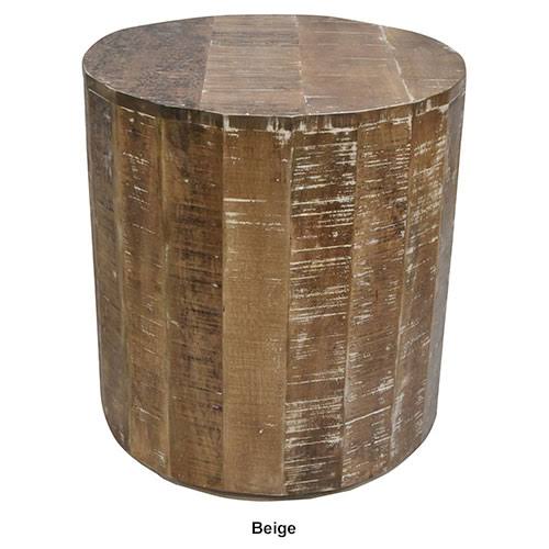 Distressed Grey Accent Table W172
