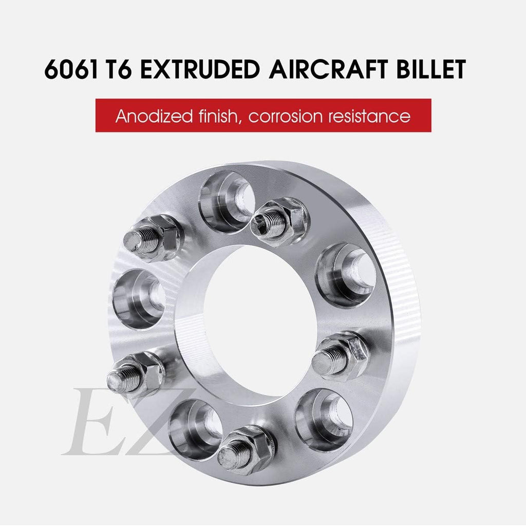 4 Billet Wheel Adapters 5 Lug 135mm Thickness 1 Inch L816