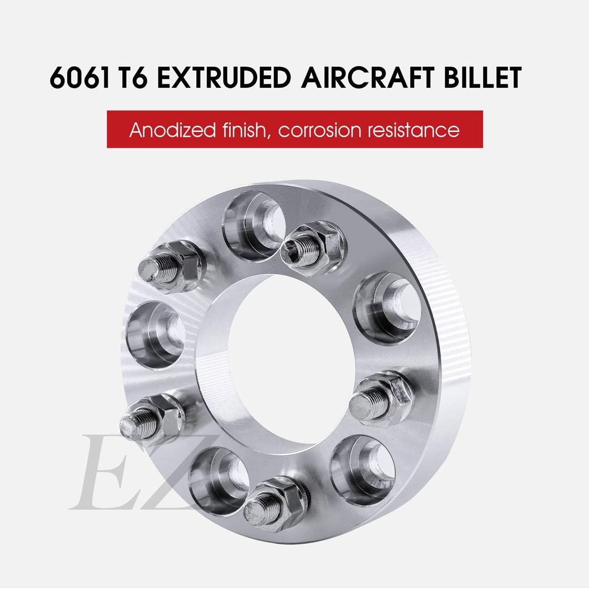 4 Billet Wheel Adapters 5 Lug 135mm Thickness 1 Inch L816