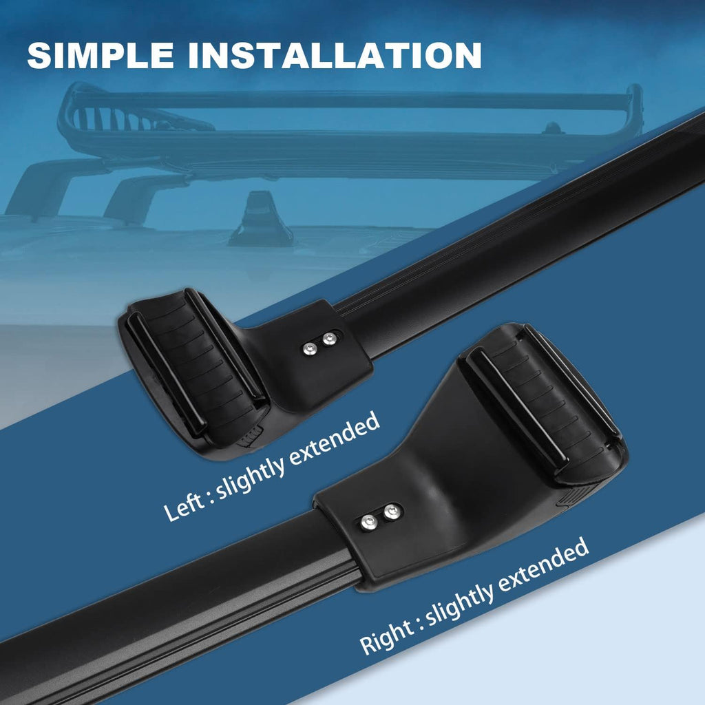 Black Roof Rack Cross Bars for Kia Telluride 2019-2022 N142
