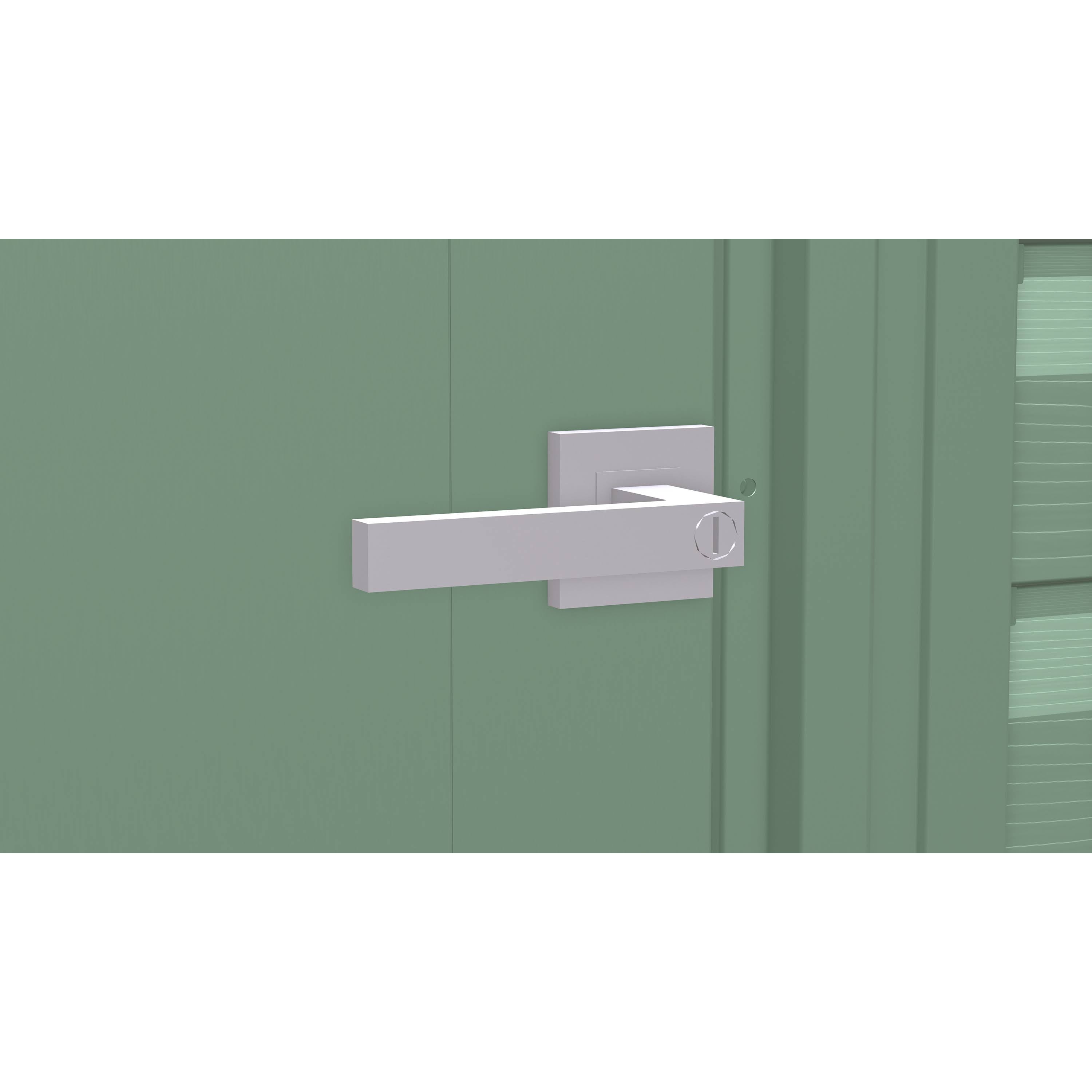 Steel Storage Shed 6x7 Sage Green Z1499