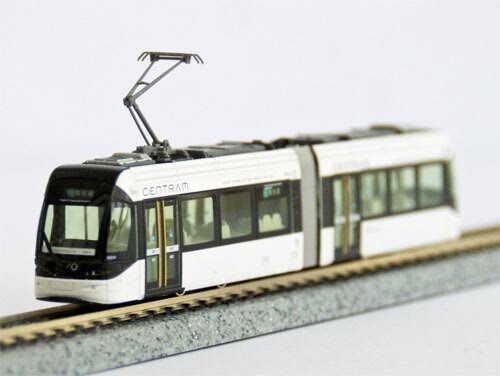 White N Scale LRT Light Rail Transit Model W553638