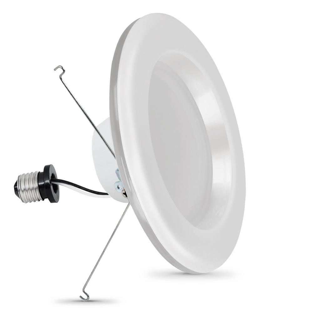 5 in./6 in. Selectable CCT Integrated LED Retrofit Recessed Trim with Nightlight Mode V916