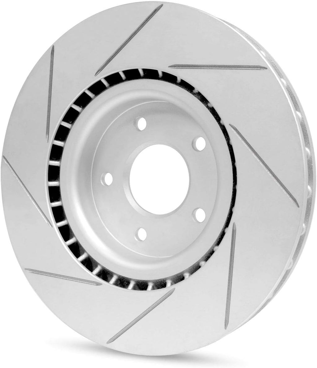 Carbon Series Front Diamond Slotted Brake Rotors with Ceramic Brake Pads X479917