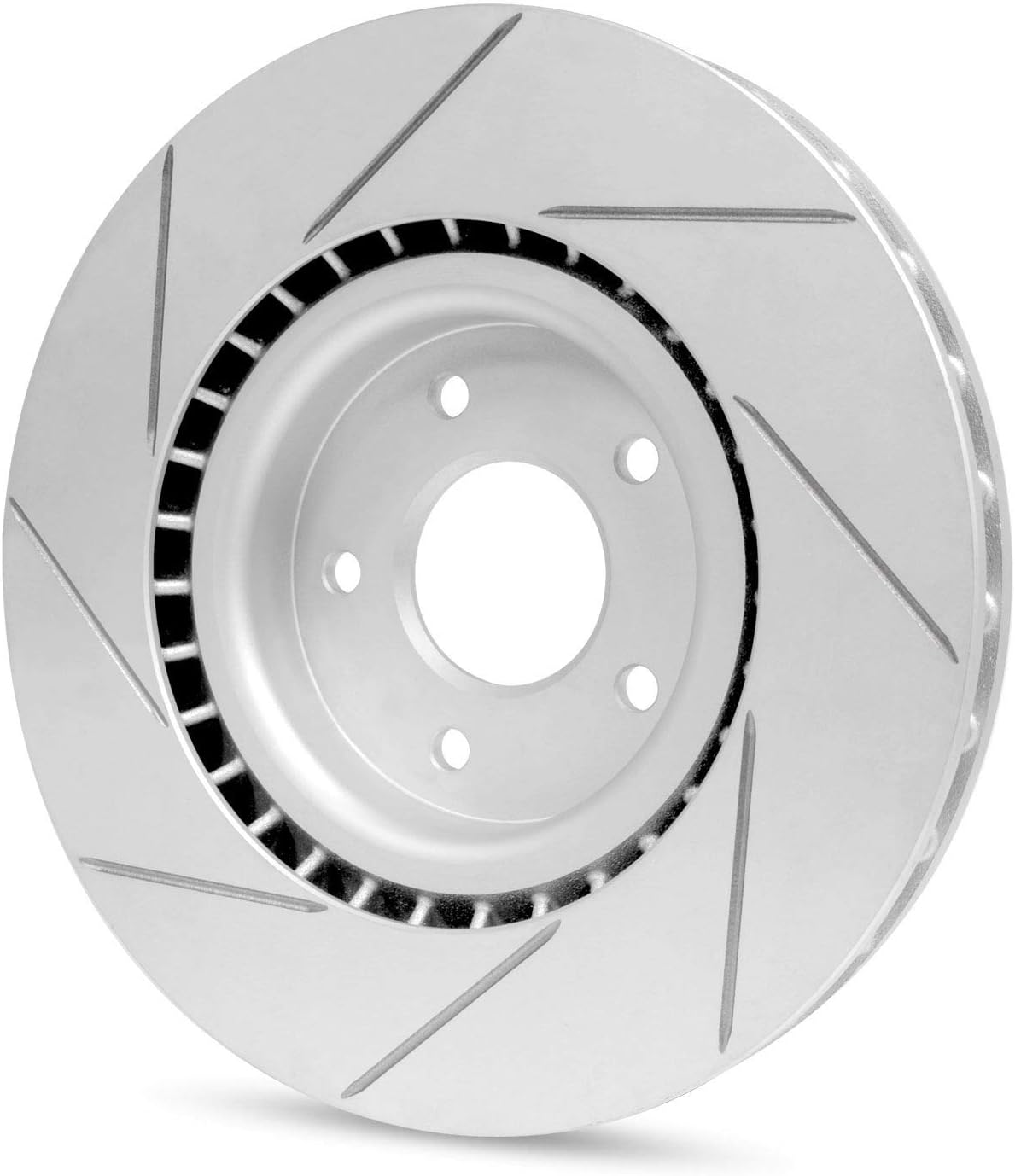 Carbon Series Front Diamond Slotted Brake Rotors with Ceramic Brake Pads X479917