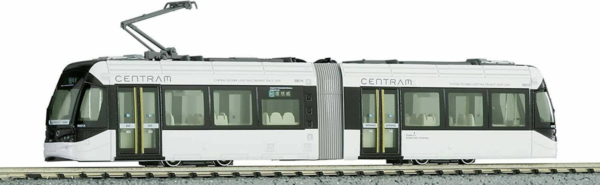 White N Scale LRT Light Rail Transit Model W553638