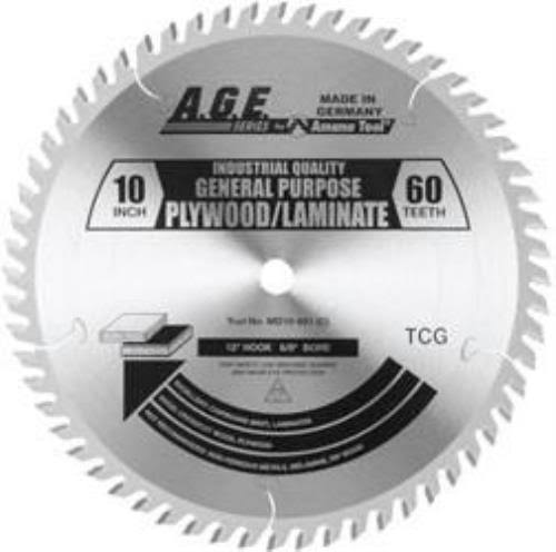 Laminate Saw Blade 10x22X60T TCG 5/8x22 Bore X733