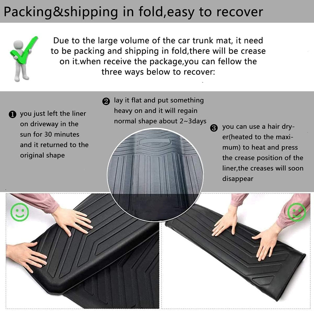 Cargo Liner Floor Mats for Jeep Wrangler JL 4 Door Z68681