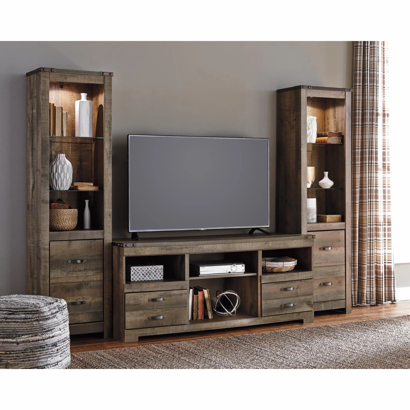 63" Brown TV Stand K888