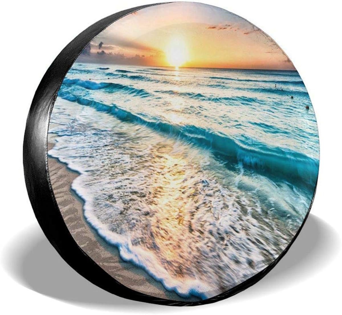 Tire Cover Polyester Universal Spare Wheel Cover Pack of 2 F677