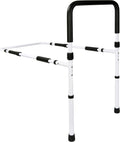 Adjustable Bed Assist Rail Grab Bar, White/Black, Pack of 2 Q262729