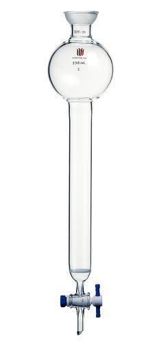 Chromatography Columns with Spherical Joint, Reservoir, Fritted Disc, and PTFE Stopcock R587632