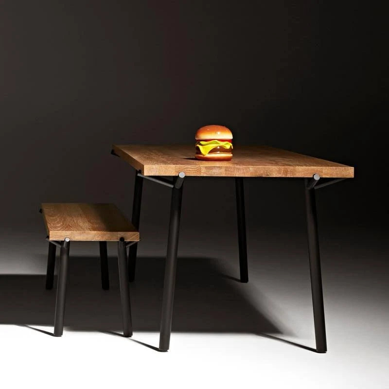 Oak/Black Branch Bench G5462