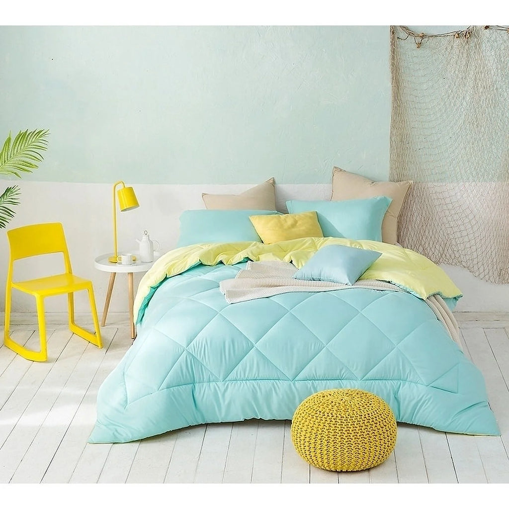 Yucca/Limelight Yellow Comforter D585