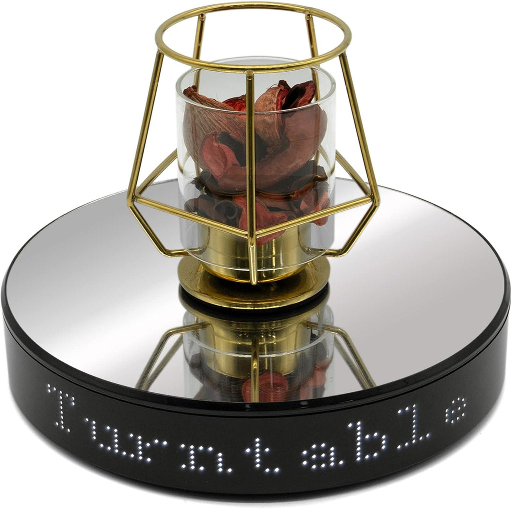 White Light Smart Rotating Turntable Display Stand Q7419