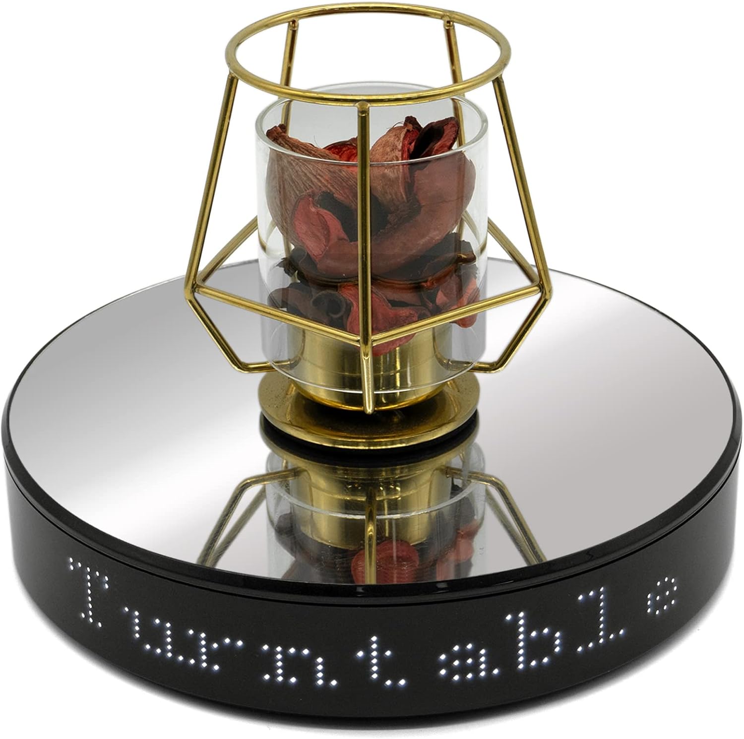 White Light Smart Rotating Turntable Display Stand Q7419