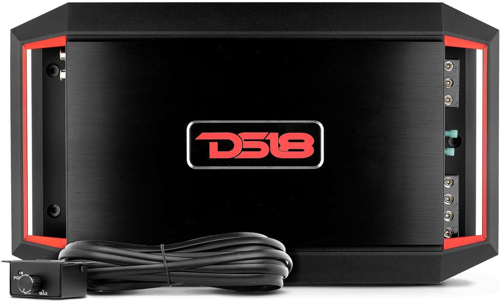 6000 Watts Max 1 Channel Class D Amplifier with Bass Remote Knob D501