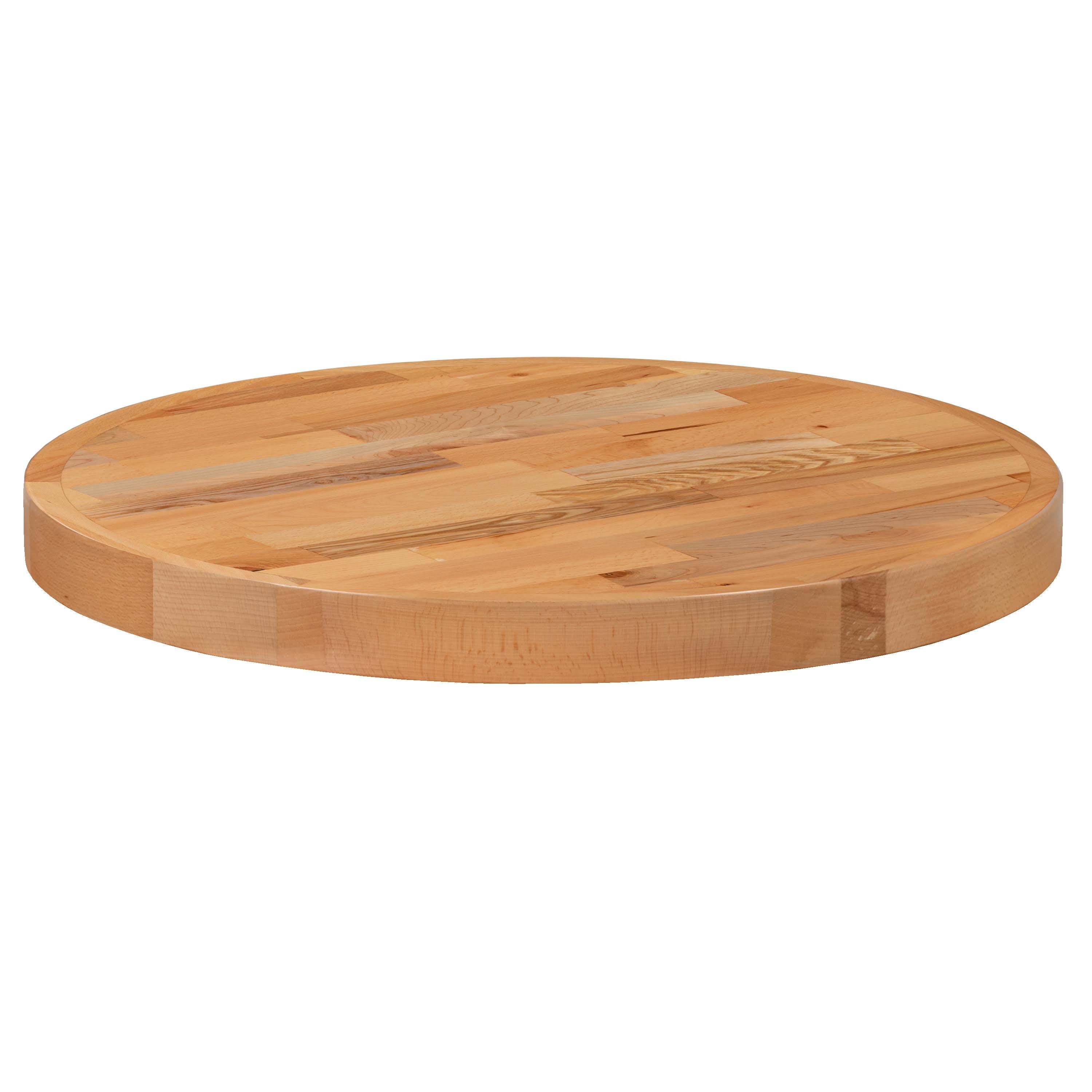 30x22 Round Butcher Block Table Top D411568