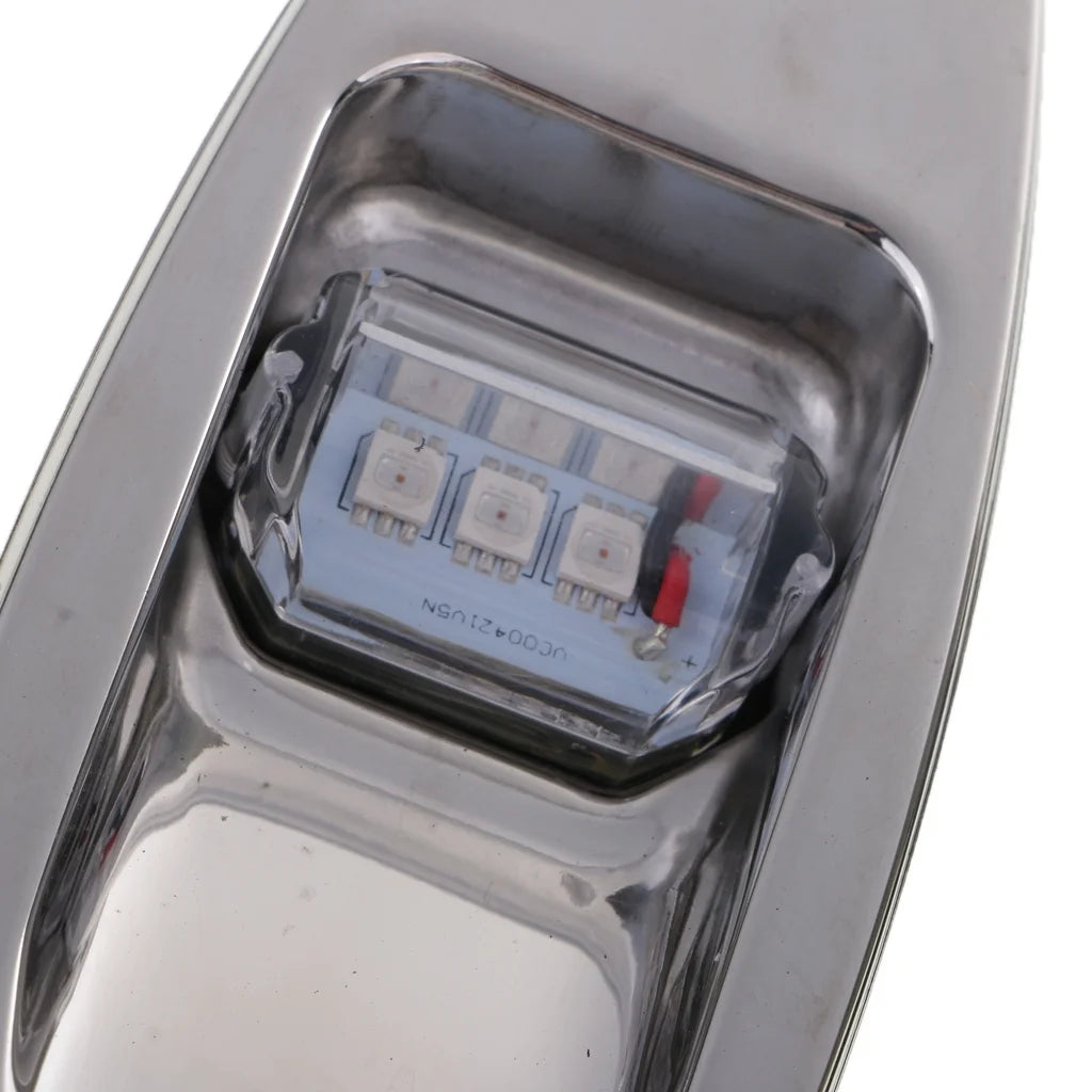 12V Stainless Steel Marine Boat Lights (Green & Red) E924