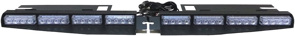 2-16 LED 32 Watt Red/Blue Emergency Beacon Light Bar K934056