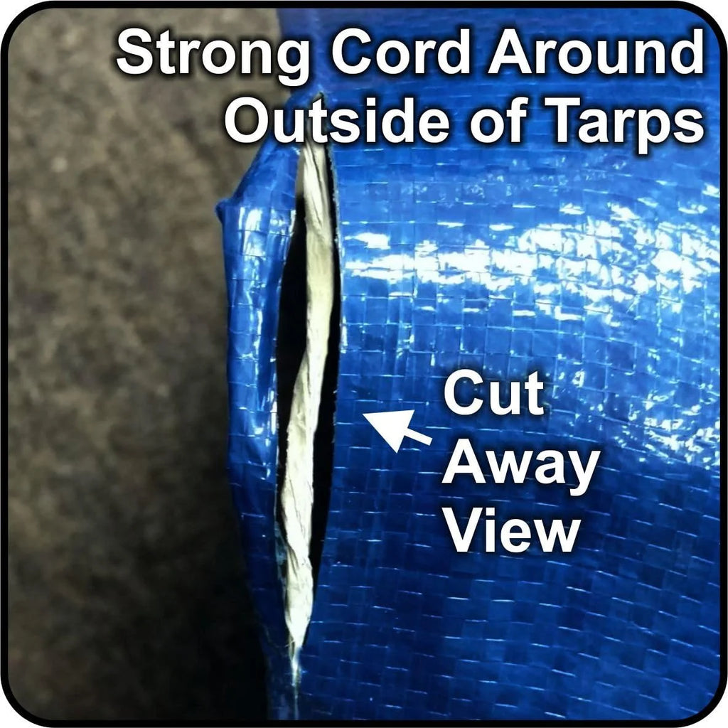 Waterproof Plastic Tarp Shelter Cover H9213