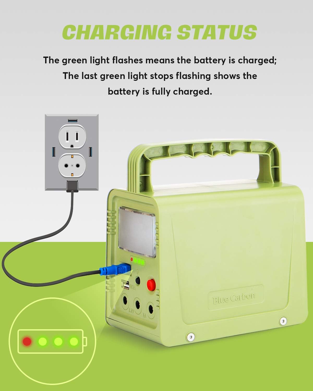84Wh Portable Solar Generator with Solar Panel F7378