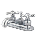 Chrome Centerset Lavatory Faucet with Cross Handles U7416