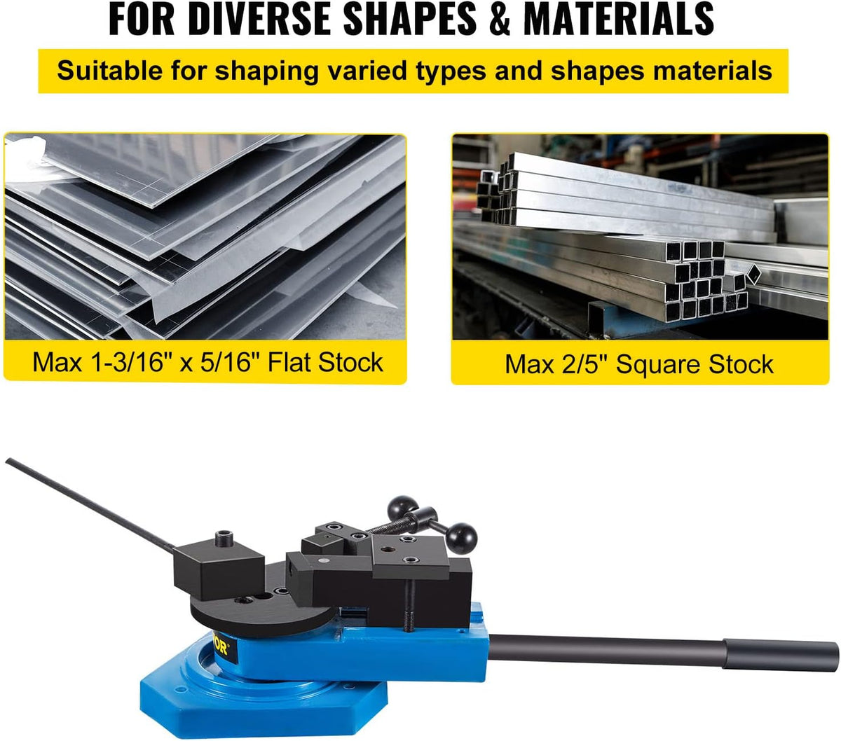 Metal Scroll Bender for Steel Brass Copper Aluminum H904