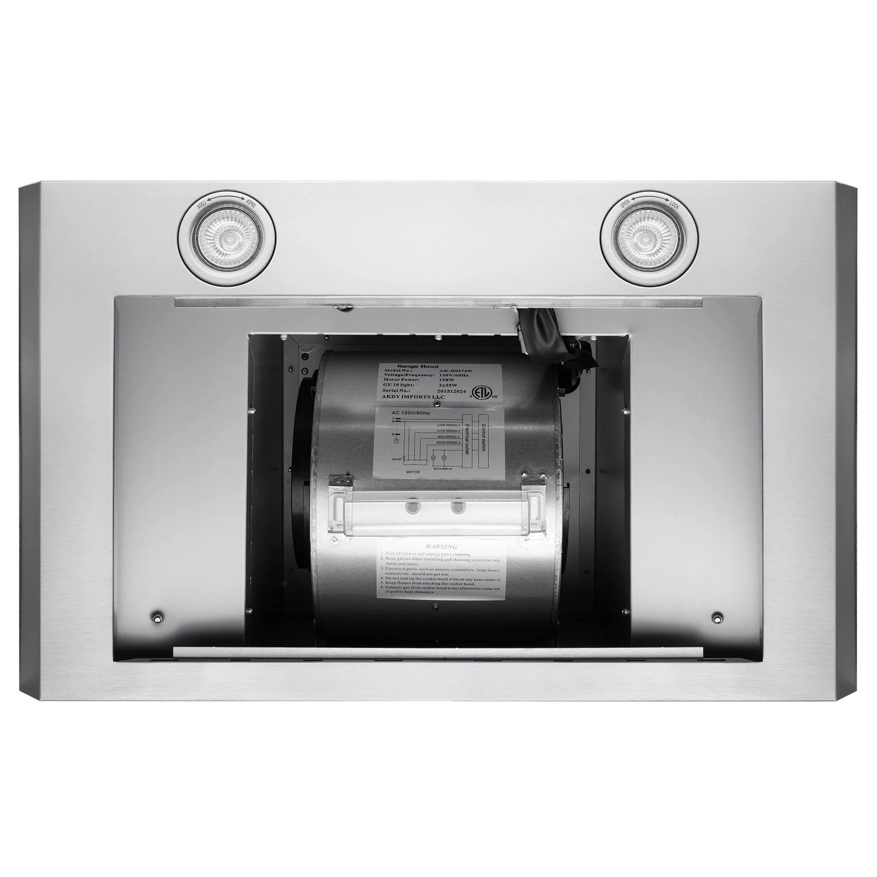 30 in. Convertible Wall Mount Range Hood in Stainless Steel with Remote and Carbon Filter T6423