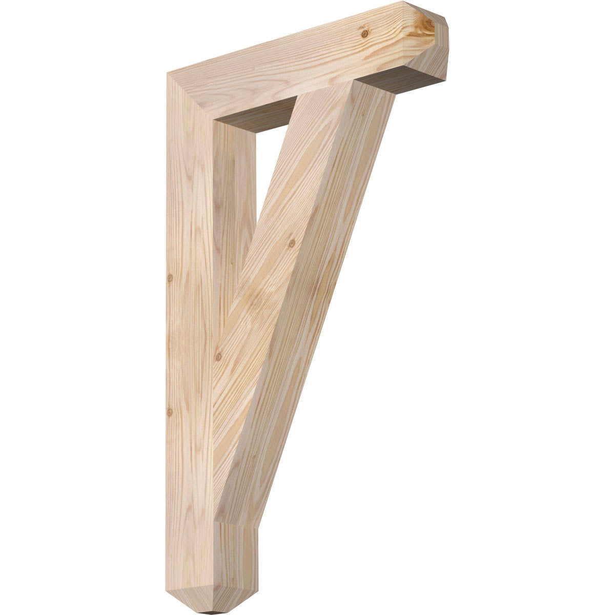 Traditional Craftsman Smooth Bracket, Douglas Fir W31024