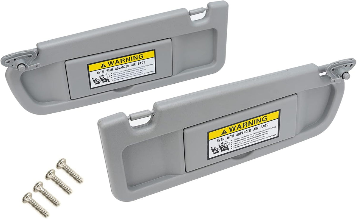 Left Driver & Right Passenger Side Sun Visor Compatible with 2006-2011 Honda Civic Pack of 2 A54557