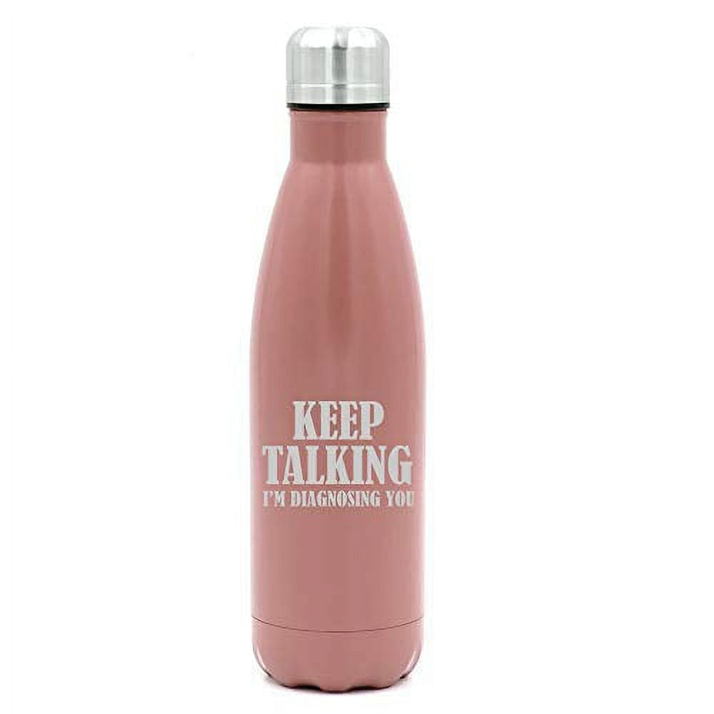 17 oz. Double Wall Vacuum Insulated Stainless Steel Water Bottle Travel Mug Cup X447288