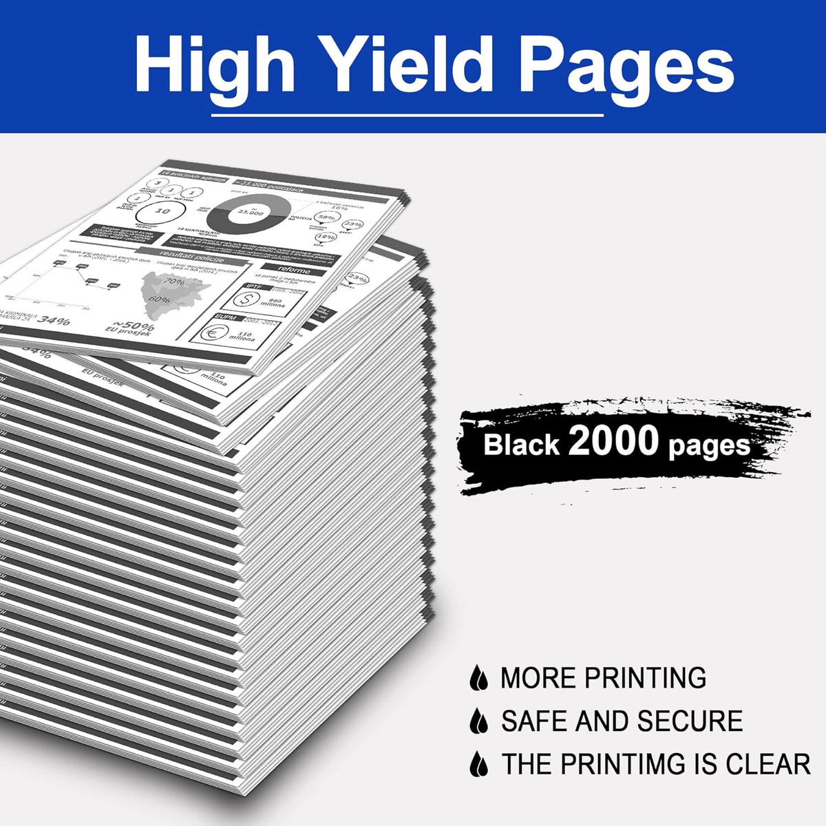 Black 1 Pack Toner Cartridge M90107