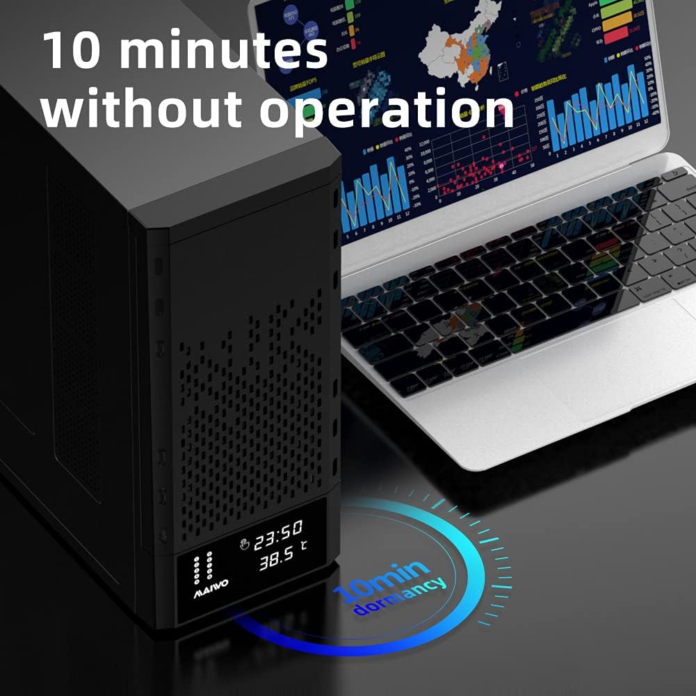 8 Bay 2.5/3.5 inch Hard Drive RAID Enclosure N539