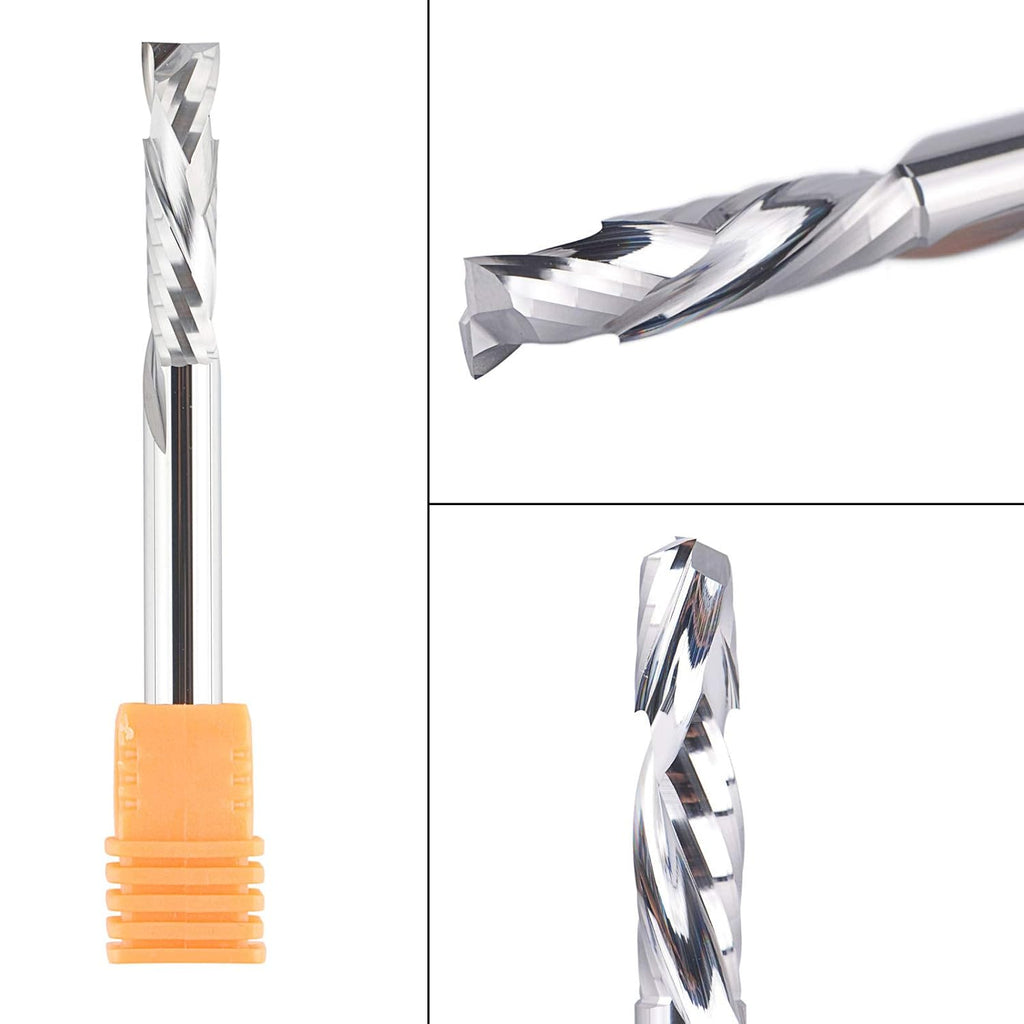 1/4 X 1 inch Carbide Spiral Router Bit with 1/4 inch Shank D2656