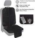 4PCS Car Seat Protector Set Tablet Holder Kick Mat Cover Backseat Organizer I6497