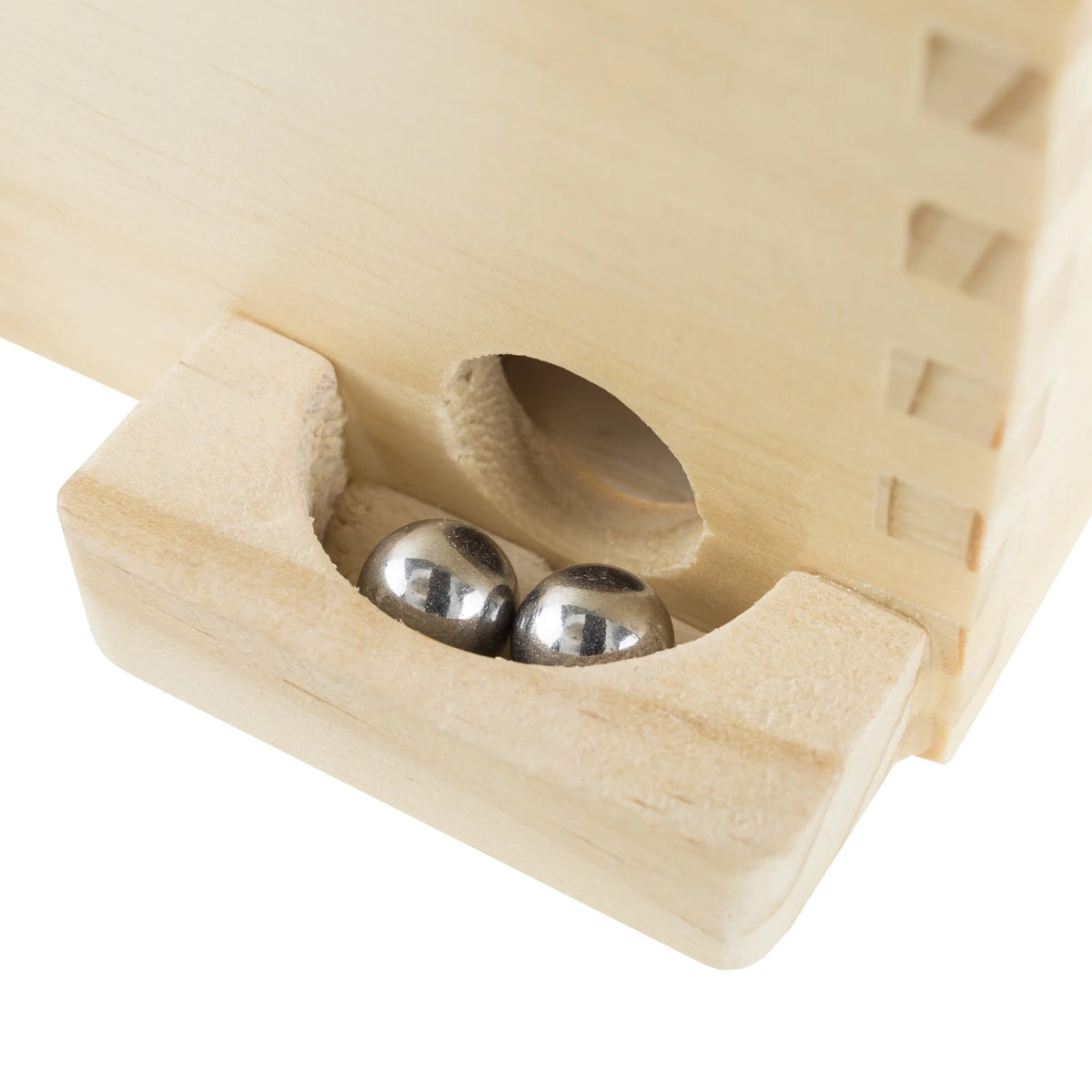Wooden Maze Game with Two Steel Marbles C9891