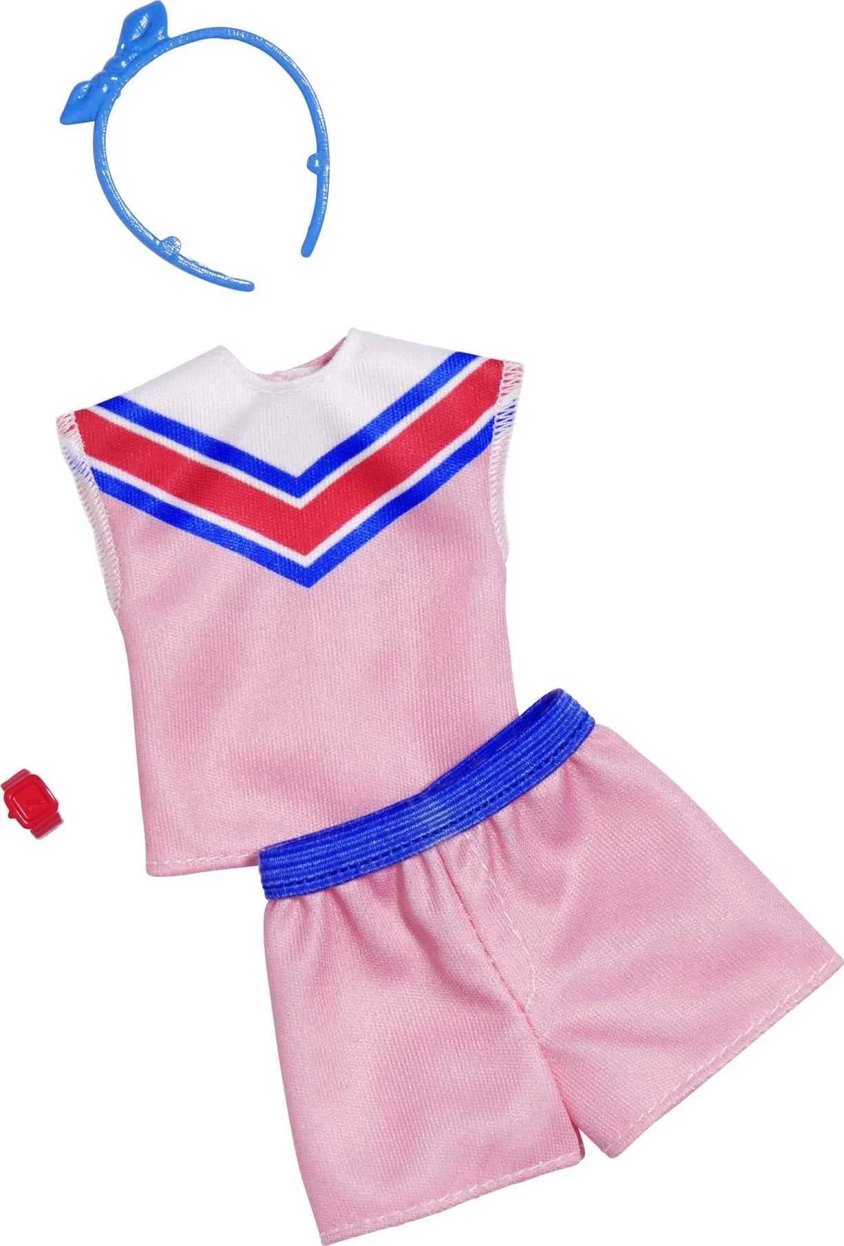 Barbie Fashion Pack Sporty Sleeves Shorts Long Sleeve Denim Jacket Z668558
