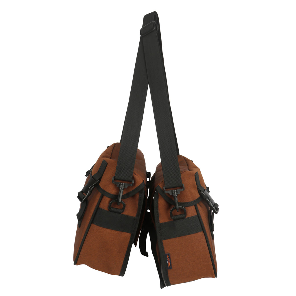 Nylon Double Bike Panniers Bicycle Rear Backseat Luggage Rack Motorcycle Tail Seat Bag O41931