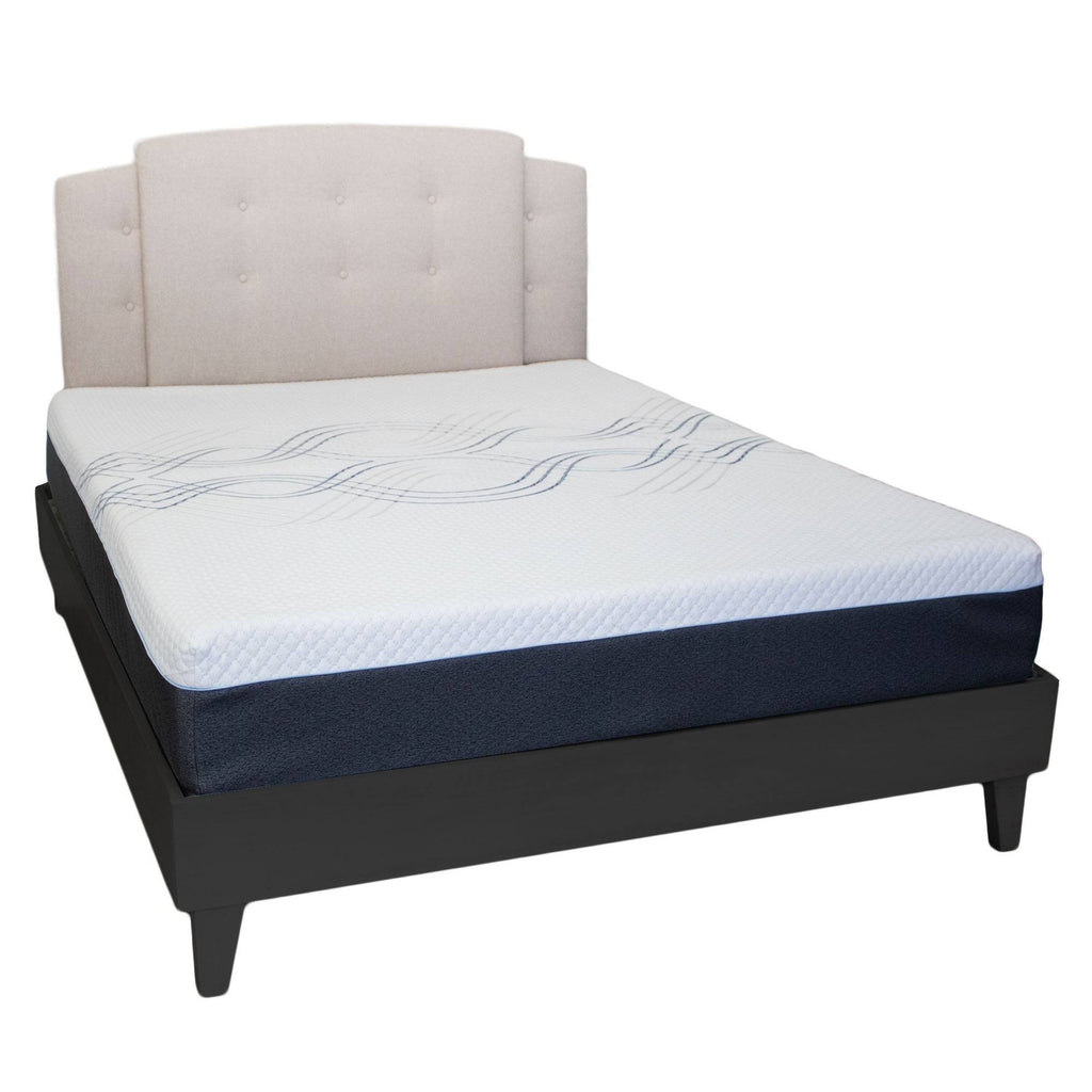 California King Solid Wood Platform Bed A45423