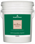 Semi-Gloss Interior Paint 5 Gallon White T85522