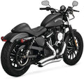 Silver 2-into-2 Exhaust for Harley Davidson XL Sportster E872609